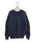 BATONER (バトナ―) SPREAD ALAN CREW NECK ニット　アランニット ブラック サイズ:1：10000円