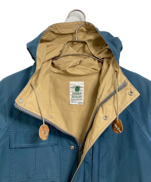 SIERRA DESIGNS（シエラデザインズ）SIERRA DESIGNS (シエラデザインズ) 60/40クロス ショートパーカー　アウター　ライトアウター　USA製 ブルー サイズ:JP Mの古着・服飾アイテム