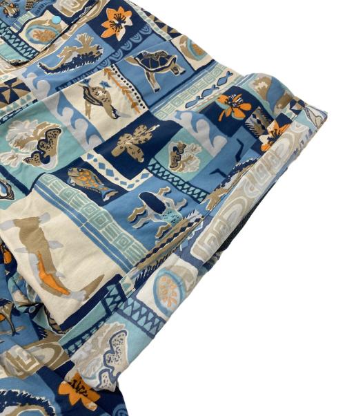 Patagonia（パタゴニア）Patagonia (パタゴニア) バギーズショーツ　水陸両用 水着 スイムウェア　海 プール 川遊び 登山 ランニング ジム キャンプ フェス  インナー　メッシュ　スポーツ　アウトドア　総柄 ベージュ×ネイビー サイズ:XSの古着・服飾アイテム