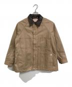 UNIVERSAL OVERALL×B:MING LIFE STORE by BEAMSユニバーサルオーバーオール×ビーミングライフストア バイ ビームス）の古着「別注 カバーオール　中綿ジャケット　アウター　」｜ベージュ