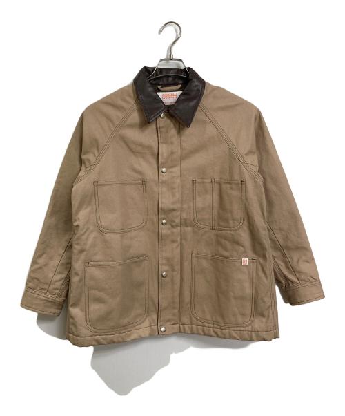 UNIVERSAL OVERALL（ユニバーサルオーバーオール）UNIVERSAL OVERALL (ユニバーサルオーバーオール) B:MING LIFE STORE by BEAMS (ビーミングライフストア バイ ビームス) 別注 カバーオール　中綿ジャケット　アウター　 ベージュ サイズ:Sの古着・服飾アイテム