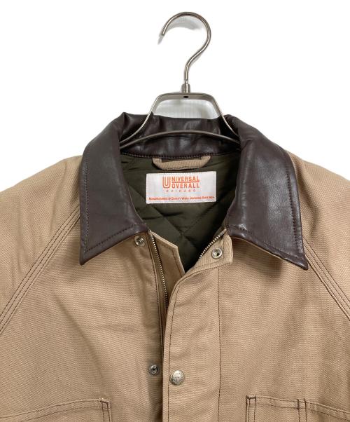 UNIVERSAL OVERALL（ユニバーサルオーバーオール）UNIVERSAL OVERALL (ユニバーサルオーバーオール) B:MING LIFE STORE by BEAMS (ビーミングライフストア バイ ビームス) 別注 カバーオール　中綿ジャケット　アウター　 ベージュ サイズ:Sの古着・服飾アイテム