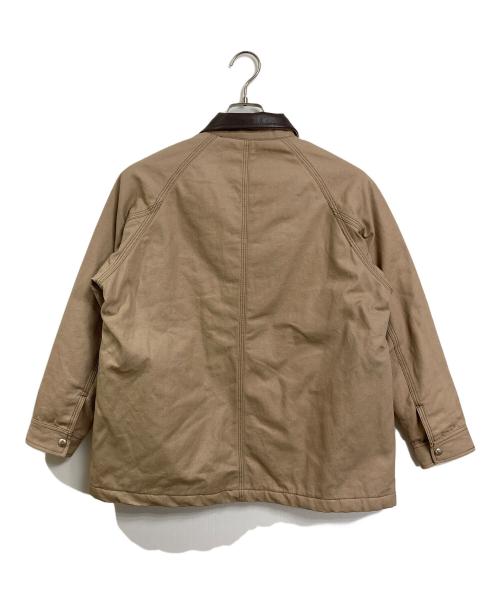 UNIVERSAL OVERALL（ユニバーサルオーバーオール）UNIVERSAL OVERALL (ユニバーサルオーバーオール) B:MING LIFE STORE by BEAMS (ビーミングライフストア バイ ビームス) 別注 カバーオール　中綿ジャケット　アウター　 ベージュ サイズ:Sの古着・服飾アイテム