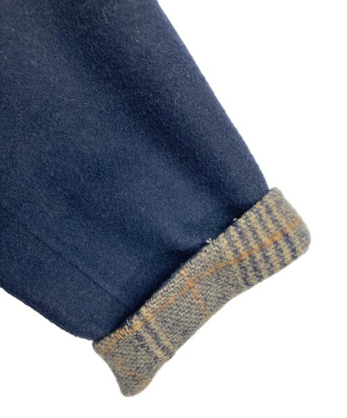 MACKINTOSH PHILOSOPHY（マッキントッシュ フィロソフィー）MACKINTOSH PHILOSOPHY (マッキントッシュ フィロソフィー) ノーカラーリバーシブルコート　ロングコート　アウター ネイビー サイズ:38の古着・服飾アイテム