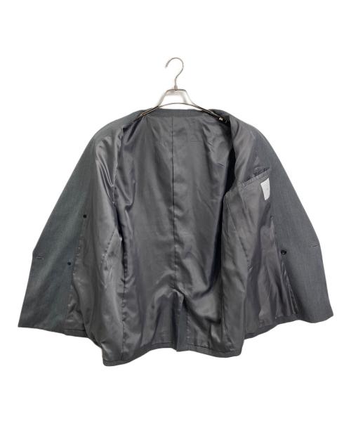 Lui's（ルイス）Lui's (ルイス) 2Bダブルテーラードジャケット　アウター　ライトアウター　セレモニー　フォーマル グレー サイズ:Sの古着・服飾アイテム