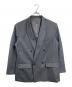 Lui's（ルイス）の古着「2Bダブルテーラードジャケット　アウター　ライトアウター　セレモニー　フォーマル」｜グレー