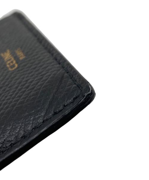 CELINE（セリーヌ）CELINE (セリーヌ) コンパクトジップ カードホルダー ブラックの古着・服飾アイテム