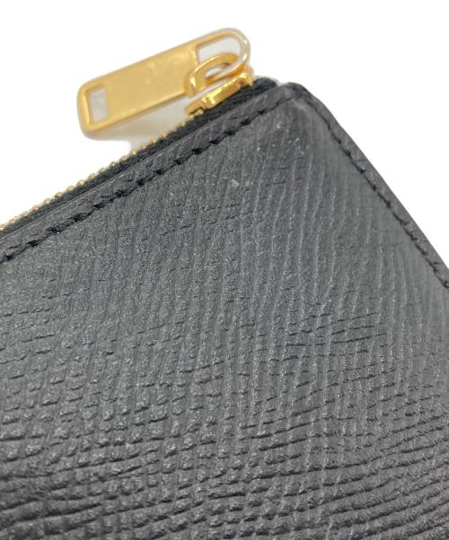 CELINE（セリーヌ）CELINE (セリーヌ) コンパクトジップ カードホルダー ブラックの古着・服飾アイテム