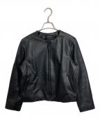 UNTITLEDアンタイトル）の古着「ラムレザージャケット」｜ブラック