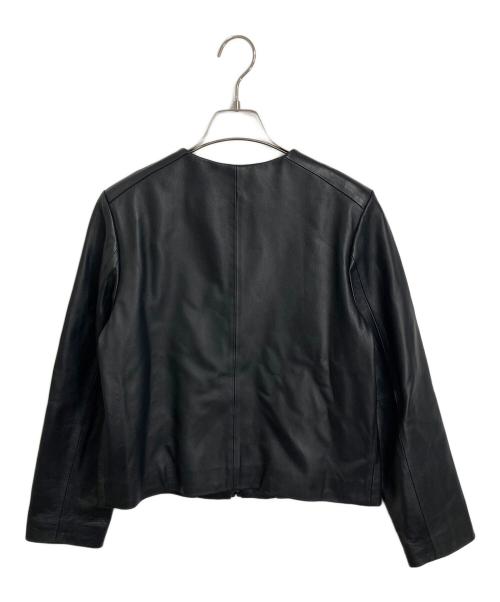 UNTITLED（アンタイトル）UNTITLED (アンタイトル) ラムレザージャケット ブラック サイズ:2 未使用品の古着・服飾アイテム