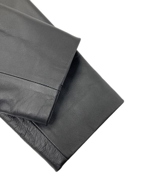 UNTITLED（アンタイトル）UNTITLED (アンタイトル) ラムレザージャケット ブラック サイズ:2 未使用品の古着・服飾アイテム