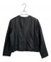 UNTITLED (アンタイトル) ラムレザージャケット ブラック サイズ:2 未使用品：12000円