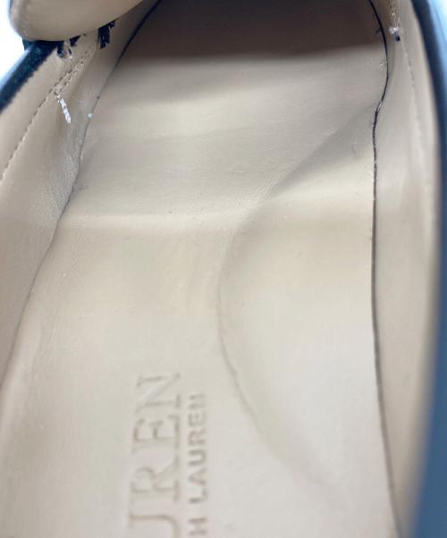LAUREN RALPH LAUREN（ローレンラルフローレン）LAUREN RALPH LAUREN (ローレンラルフローレン) MARLI FLATS/マーリーフラットコインローファー　ローファー　セレモニー　フォーマル　厚底 ブラック サイズ:US 7 未使用品の古着・服飾アイテム