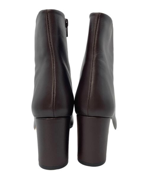 PELLICO SUNNY（ペリーコサニー）PELLICO SUNNY (ペリーコサニー) スクエアトゥ ショートブーツ ブラウン サイズ:37の古着・服飾アイテム