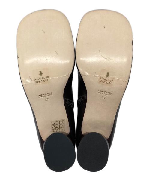 PELLICO SUNNY（ペリーコサニー）PELLICO SUNNY (ペリーコサニー) スクエアトゥ ショートブーツ ブラウン サイズ:37の古着・服飾アイテム