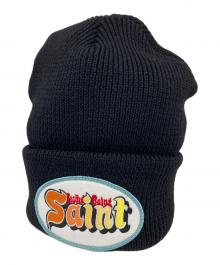 SAINT MICHAEL（セントマイケル）の古着「25AW SAINT KNIT CAP ニット帽　」｜ブラック