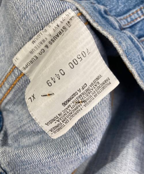 LEVI'S（リーバイス）LEVI'S (リーバイス) 【古着】ヴィンテージデニムジャケット 4th ユーロリーバイス 98年12月製 ブルー サイズ:XLの古着・服飾アイテム