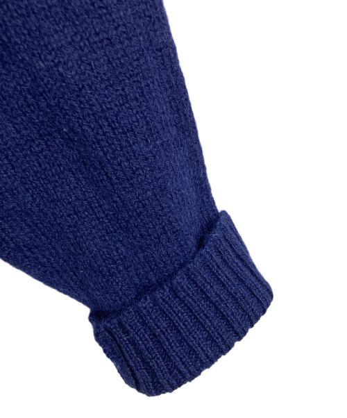 POLO RALPH LAUREN（ポロ・ラルフローレン）POLO RALPH LAUREN (ポロ・ラルフローレン) 【古着】香港製ウールニット　ニット　ポニー刺繍　香港製 ネイビー サイズ:Mの古着・服飾アイテム