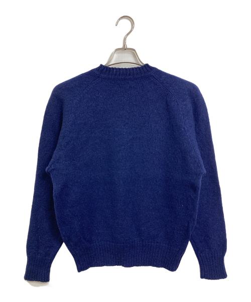 POLO RALPH LAUREN（ポロ・ラルフローレン）POLO RALPH LAUREN (ポロ・ラルフローレン) 【古着】香港製ウールニット　ニット　ポニー刺繍　香港製 ネイビー サイズ:Mの古着・服飾アイテム