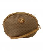 GUCCIグッチ）の古着「マイクロGGショルダーバッグ　OLD GUCCI　ミニバッグ　イタリア製」｜ベージュ