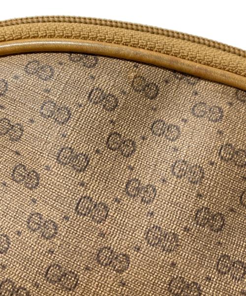GUCCI（グッチ）GUCCI (グッチ) マイクロGGショルダーバッグ　OLD GUCCI　ミニバッグ　イタリア製 ベージュ サイズ:実寸参照の古着・服飾アイテム