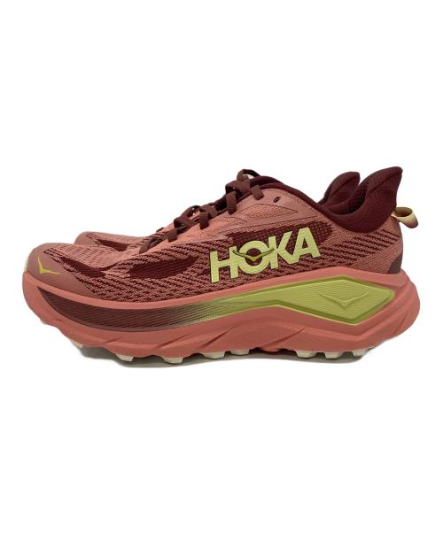 HOKAONEONE（ホカオネオネ）HOKAONEONE (ホカオネオネ) CHALLENGER8  チャレンジャー8　ランニングシューズ サーモンピンク サイズ:24の古着・服飾アイテム
