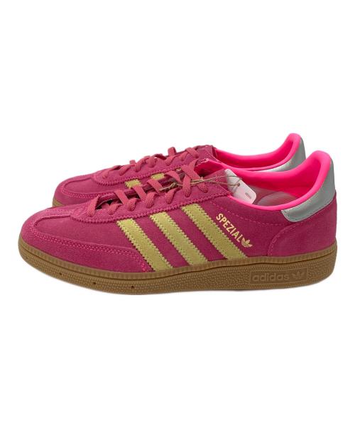 adidas（アディダス）adidas (アディダス) ローカットスニーカー　HANDBALL SPEZIAL  ハンドボール スペツィアル ルシッドピンク×オールモストイエロー サイズ:US 7 1/2の古着・服飾アイテム