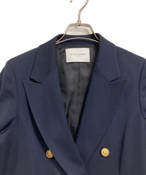 UNITED ARROWS（ユナイテッドアローズ）UNITED ARROWS (ユナイテッドアローズ) 金釦ダブルジャケット　アウター　ライトアウター　セレモニー　フォーマル　オフィスカジュアル ネイビー サイズ:40の古着・服飾アイテム