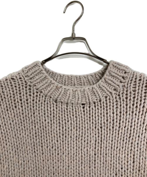 THE SHISHIKUI（シシクイ）THE SHISHIKUI (シシクイ) ウールニットセーター　長袖ニット ベージュ サイズ:FREEの古着・服飾アイテム