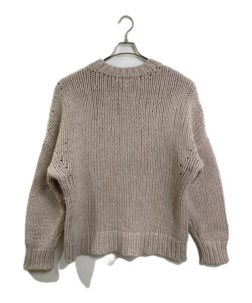THE SHISHIKUI（シシクイ）THE SHISHIKUI (シシクイ) ウールニットセーター　長袖ニット ベージュ サイズ:FREEの古着・服飾アイテム