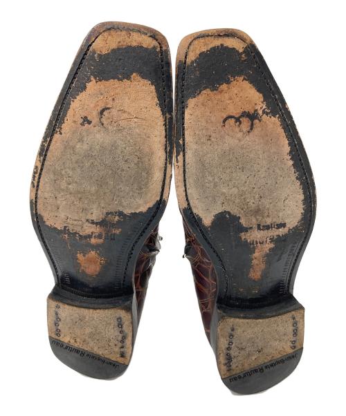 JEAN BAPTISTE RAUTUREAU（ジャンバティストゥルーツゥロウ）JEAN BAPTISTE RAUTUREAU (ジャンバティストゥルーツゥロウ) サイドジップブーツ　ショートブーツ ブラウン サイズ:43の古着・服飾アイテム