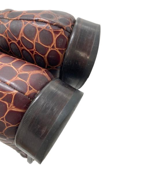 JEAN BAPTISTE RAUTUREAU（ジャンバティストゥルーツゥロウ）JEAN BAPTISTE RAUTUREAU (ジャンバティストゥルーツゥロウ) サイドジップブーツ　ショートブーツ ブラウン サイズ:43の古着・服飾アイテム