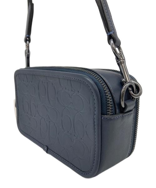 COACH（コーチ）COACH (コーチ) ワイアット クロスボディ バッグ　ショルダーバッグ　 ネイビー サイズ:実寸参照の古着・服飾アイテム
