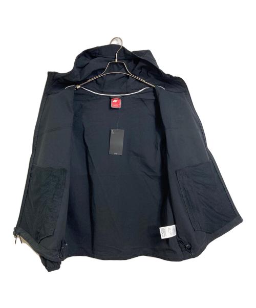 NIKE（ナイキ）NIKE (ナイキ) テック ウィンドランナー メンズ ウーブン フルジップ ジャケット　アウター　ライトアウター　スポーツ　アウトドア ブラック サイズ:L 未使用品の古着・服飾アイテム