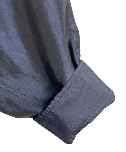 EDIFICE（エディフィス）EDIFICE (エディフィス) Chambray Short Blouson  シャンブレー ショート ブルゾン アウター　ライトアウター ネイビー サイズ:L 未使用品の古着・服飾アイテム