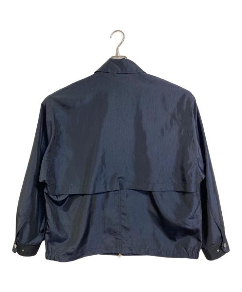 EDIFICE（エディフィス）EDIFICE (エディフィス) Chambray Short Blouson  シャンブレー ショート ブルゾン アウター　ライトアウター ネイビー サイズ:L 未使用品の古着・服飾アイテム