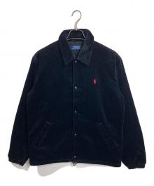 POLO RALPH LAUREN（ポロ・ラルフローレン）の古着「コーデュロイ コーチ ジャケット」｜ネイビー