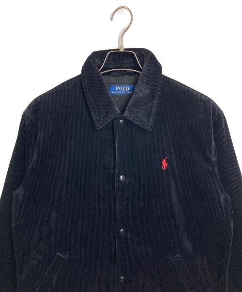 POLO RALPH LAUREN（ポロ・ラルフローレン）POLO RALPH LAUREN (ポロ・ラルフローレン) コーデュロイ コーチ ジャケット ネイビー サイズ:M 未使用品の古着・服飾アイテム