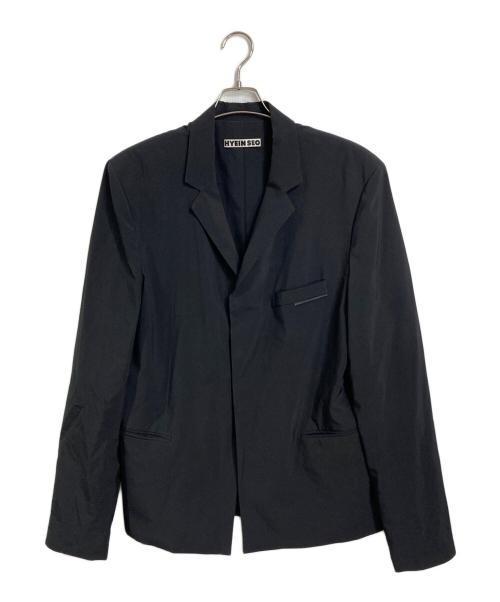 HYEIN SEO（ヘインソ）HYEIN SEO (ヘインソ) 22SS ナイロンテーラードジャケット ブラック サイズ:4の古着・服飾アイテム