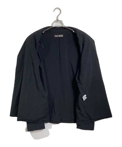 HYEIN SEO（ヘインソ）HYEIN SEO (ヘインソ) 22SS ナイロンテーラードジャケット ブラック サイズ:4の古着・服飾アイテム