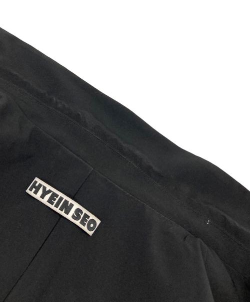 HYEIN SEO（ヘインソ）HYEIN SEO (ヘインソ) 22SS ナイロンテーラードジャケット ブラック サイズ:4の古着・服飾アイテム