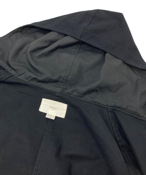 ZED（ジーイーディ）ZED (ジーイーディ) CUT OFF  OVERSIZE JACKET カットオフオーバーサイズジャケット　アウター　ライトアウター　USA製 ブラック サイズ:3の古着・服飾アイテム