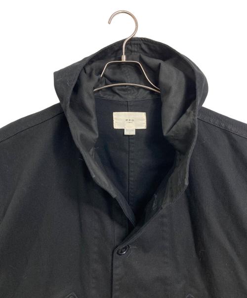 ZED（ジーイーディ）ZED (ジーイーディ) CUT OFF  OVERSIZE JACKET カットオフオーバーサイズジャケット　アウター　ライトアウター　USA製 ブラック サイズ:3の古着・服飾アイテム