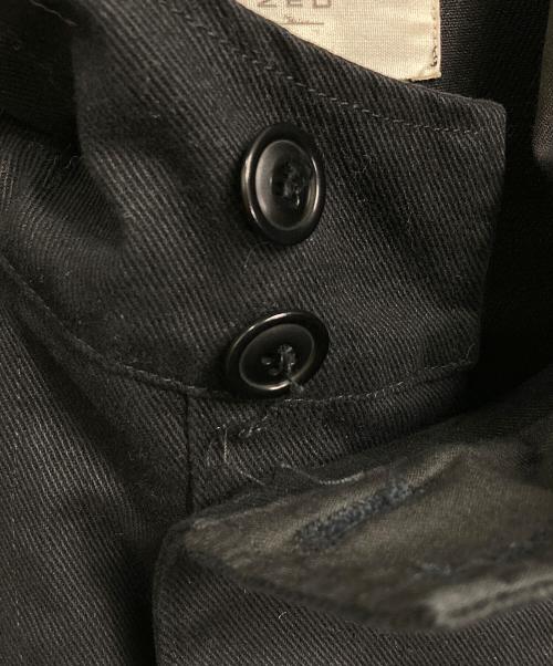 ZED（ジーイーディ）ZED (ジーイーディ) CUT OFF  OVERSIZE JACKET カットオフオーバーサイズジャケット　アウター　ライトアウター　USA製 ブラック サイズ:3の古着・服飾アイテム