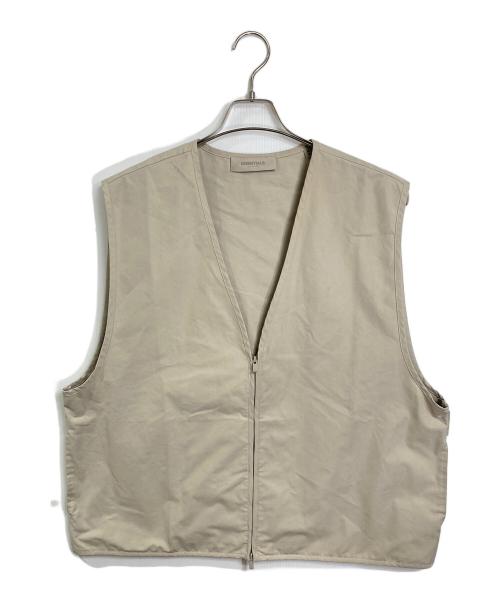 FOG ESSENTIALS（フィアオブゴッド エッセンシャル）FOG ESSENTIALS (フィアオブゴッド エッセンシャル) Essentials Work Vest ベージュ サイズ:Mの古着・服飾アイテム