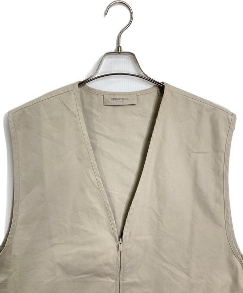 FOG ESSENTIALS（フィアオブゴッド エッセンシャル）FOG ESSENTIALS (フィアオブゴッド エッセンシャル) Essentials Work Vest ベージュ サイズ:Mの古着・服飾アイテム