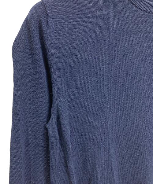 Zanone（ザノーネ）Zanone (ザノーネ) コットンニット　薄手ニット ネイビー サイズ:48の古着・服飾アイテム