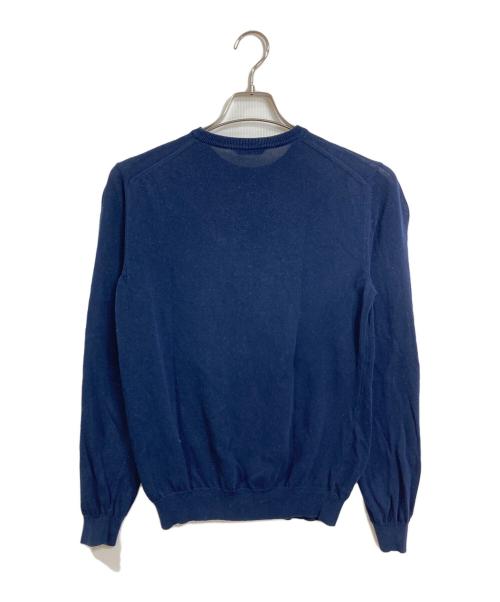 Zanone（ザノーネ）Zanone (ザノーネ) コットンニット　薄手ニット ネイビー サイズ:48の古着・服飾アイテム