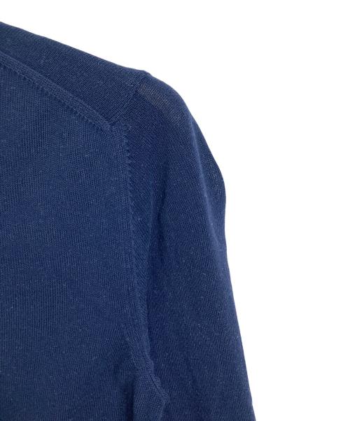 Zanone（ザノーネ）Zanone (ザノーネ) コットンニット　薄手ニット ネイビー サイズ:48の古着・服飾アイテム