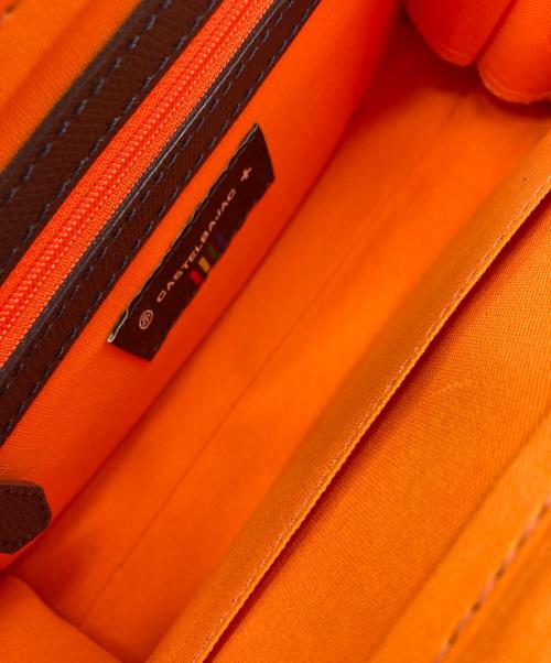 CASTELBAJAC（カステルバジャック）CASTELBAJAC (カステルバジャック) ハンドバッグ　セカンドバッグ　クラッチバッグ　日本製 ネイビー サイズ:実寸参照の古着・服飾アイテム